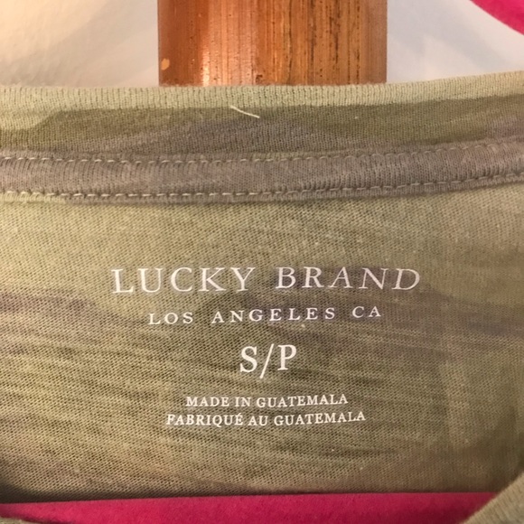 LUCKY BRAND CAMO COTTON TEE NEW - Picture 6 of 11